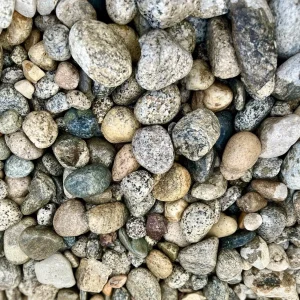 Salt & Pepper River Rock 1” - 2”