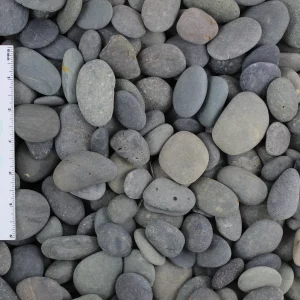 Black Mexican Beach Pebbles 1/2”-1”