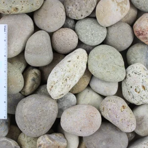 Buﬀ Mexican Beach Pebbles 1”- 2”