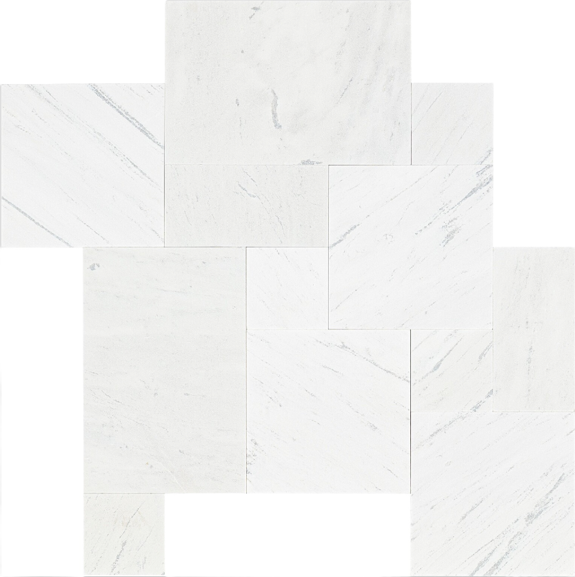 Sandblasted Marble Versailles Pattern