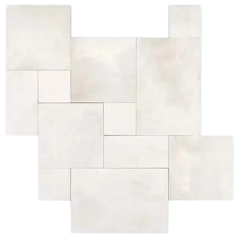 Cream Royal Sandblasted Marble Versailles Pattern